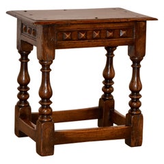 19th Century English Oak Joint Stool 19th Century English Oak Joint Stool