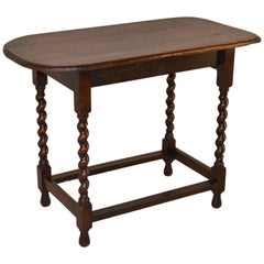 19th Century English Oak Large Side Table