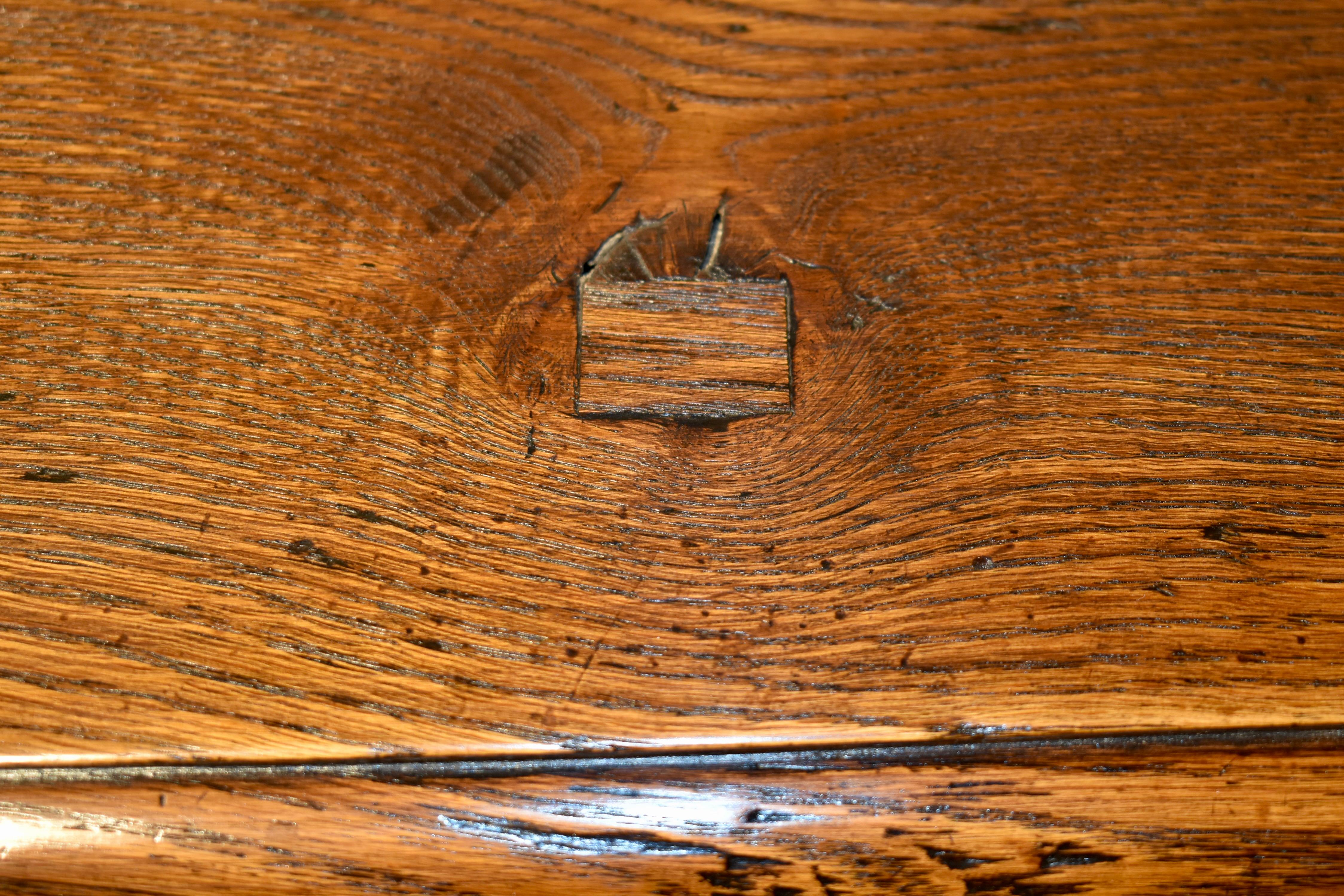 19th Century English Oak Pot Board For Sale 8