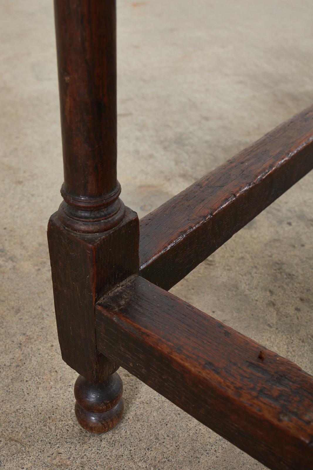 19th Century English Oak Pub Tavern or Wine Table 11