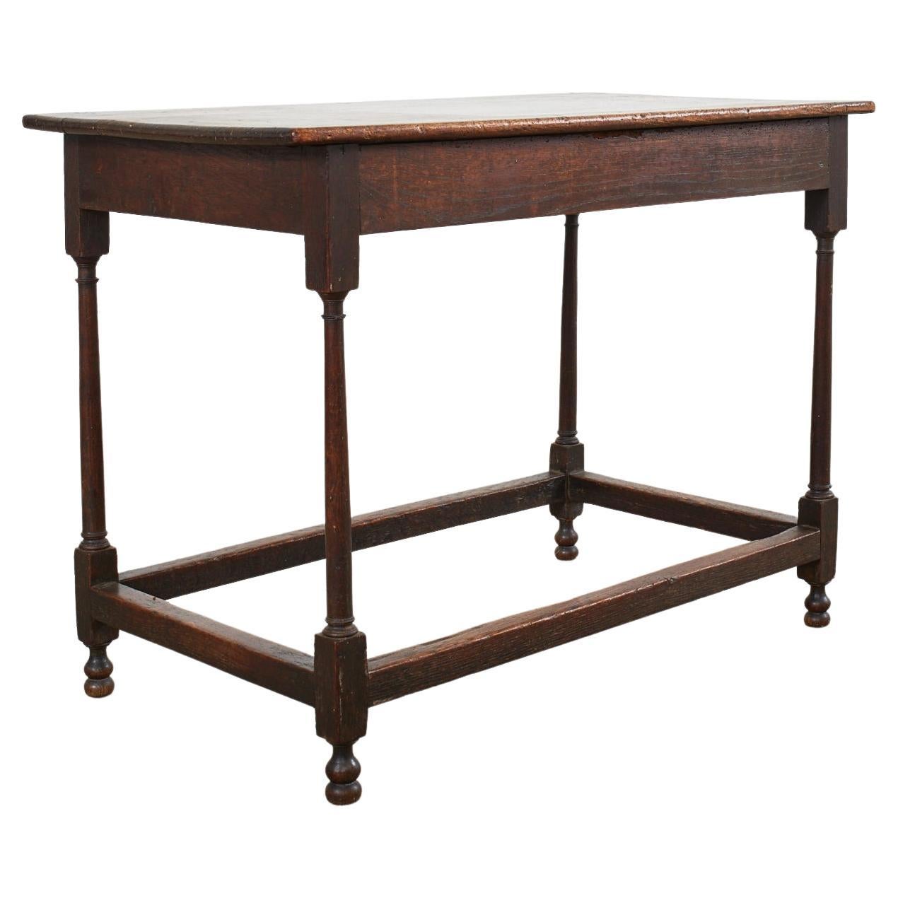 19th Century English Oak Pub Tavern or Wine Table