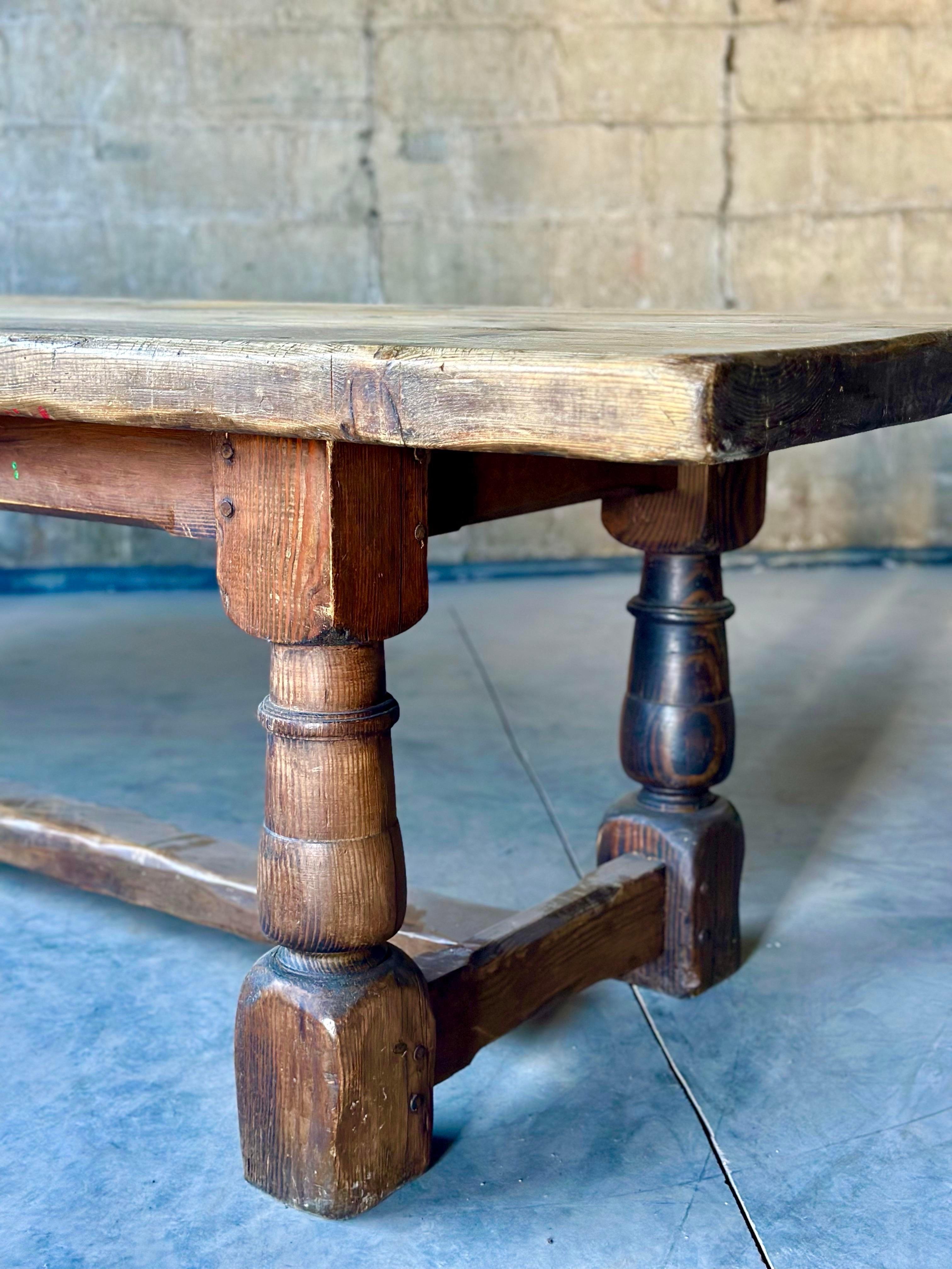 Table de réfectoire anglaise du 19ème siècle Bon état - En vente à Hudson, NY