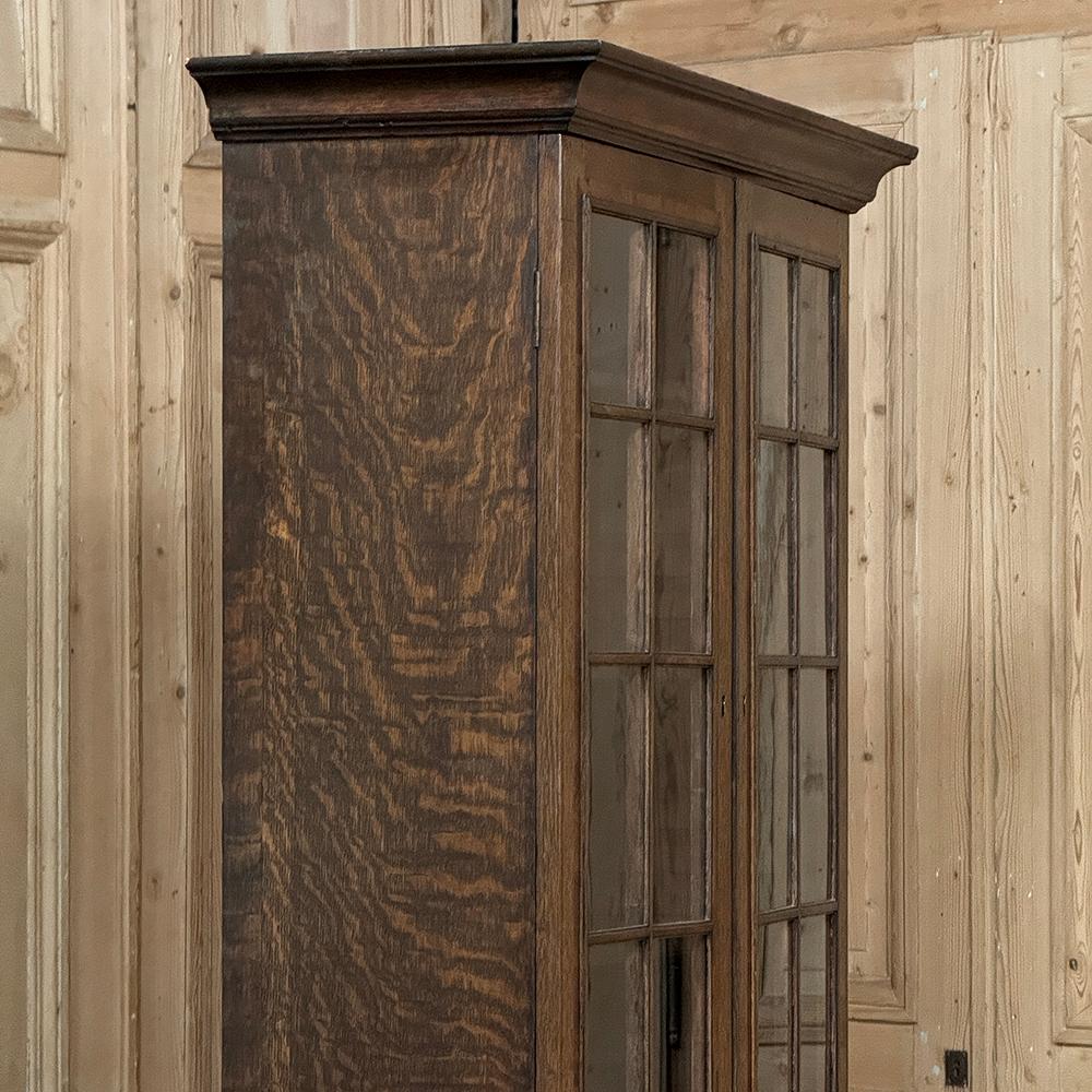 19th Century English Oak Secretary ~ Bookcase For Sale 10