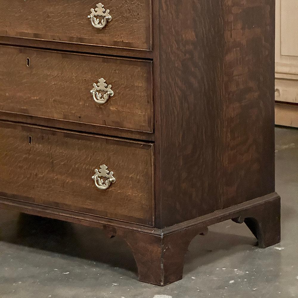 19th Century English Oak Secretary ~ Bookcase For Sale 3