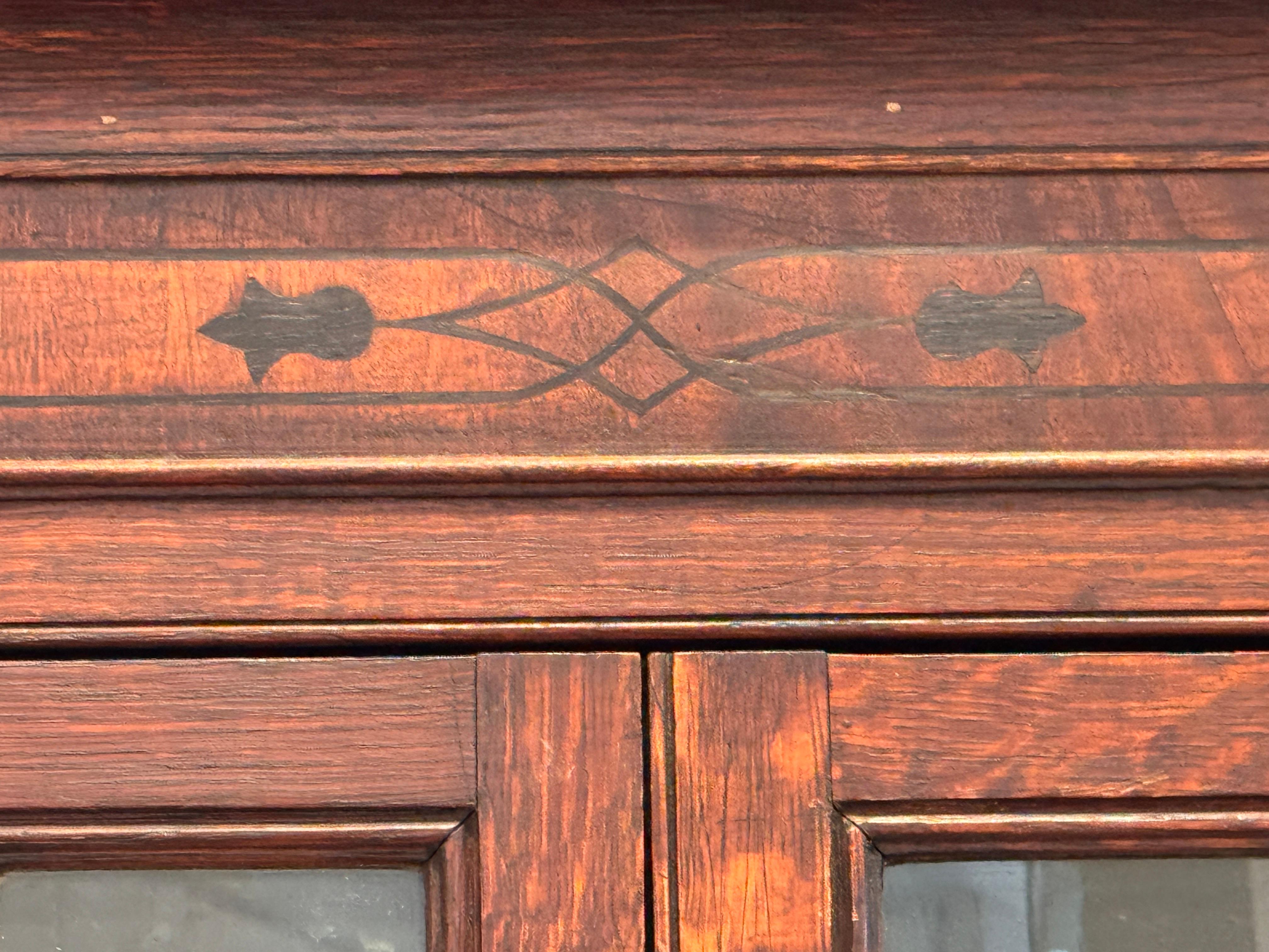 Englischer Eichenholzsekretär des 19. Jahrhunderts im Angebot 10