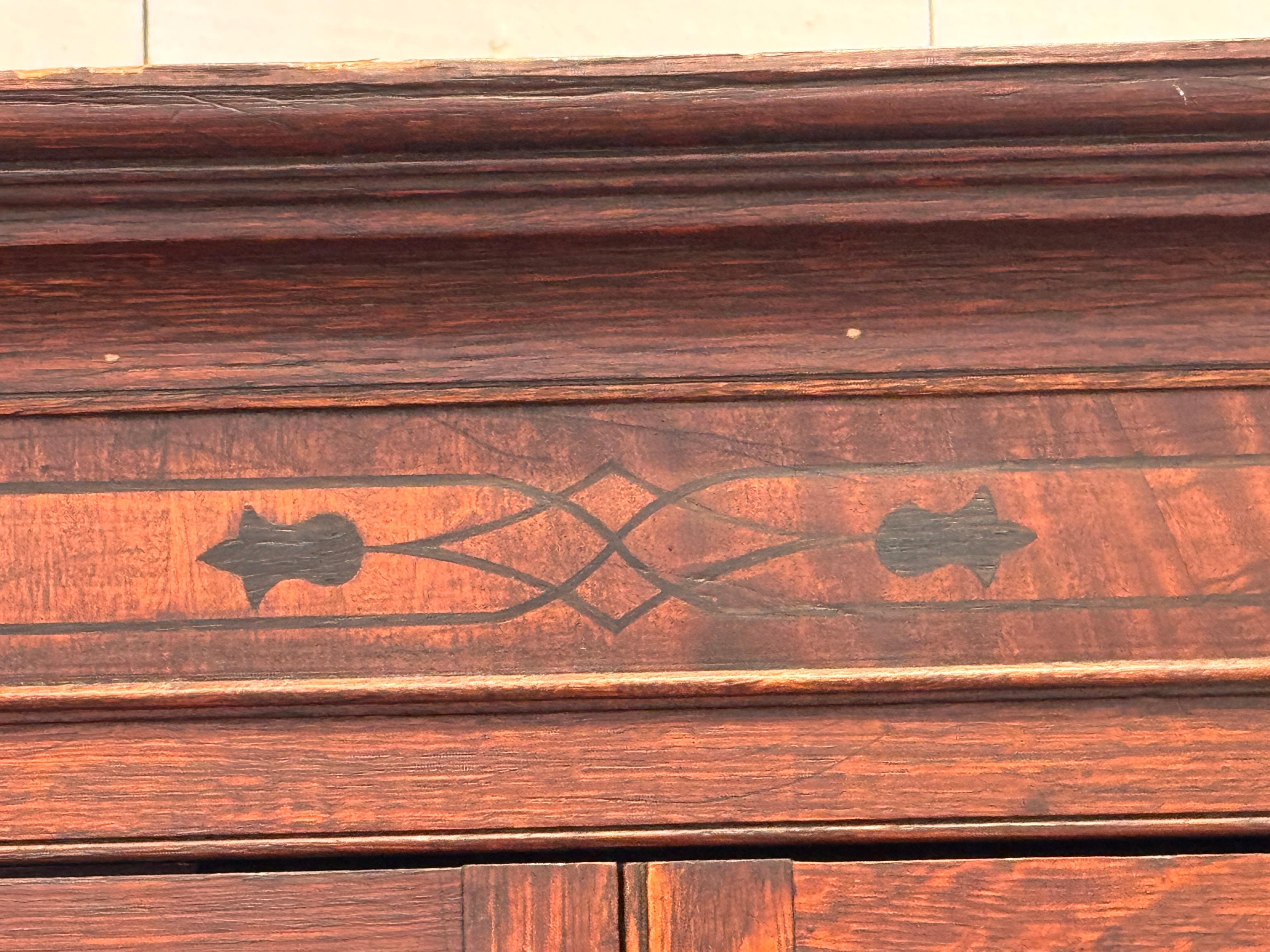 Englischer Eichenholzsekretär des 19. Jahrhunderts im Angebot 11