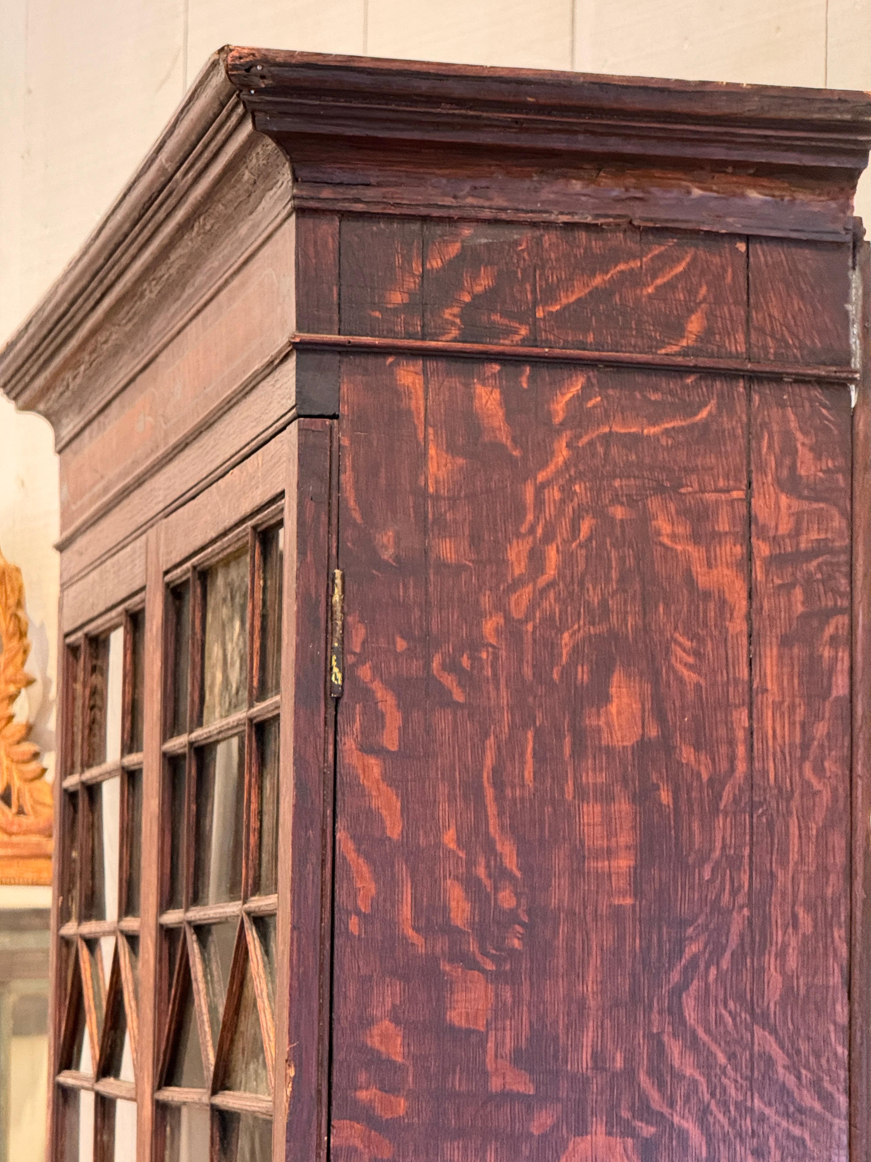 Englischer Eichenholzsekretär des 19. Jahrhunderts im Angebot 12