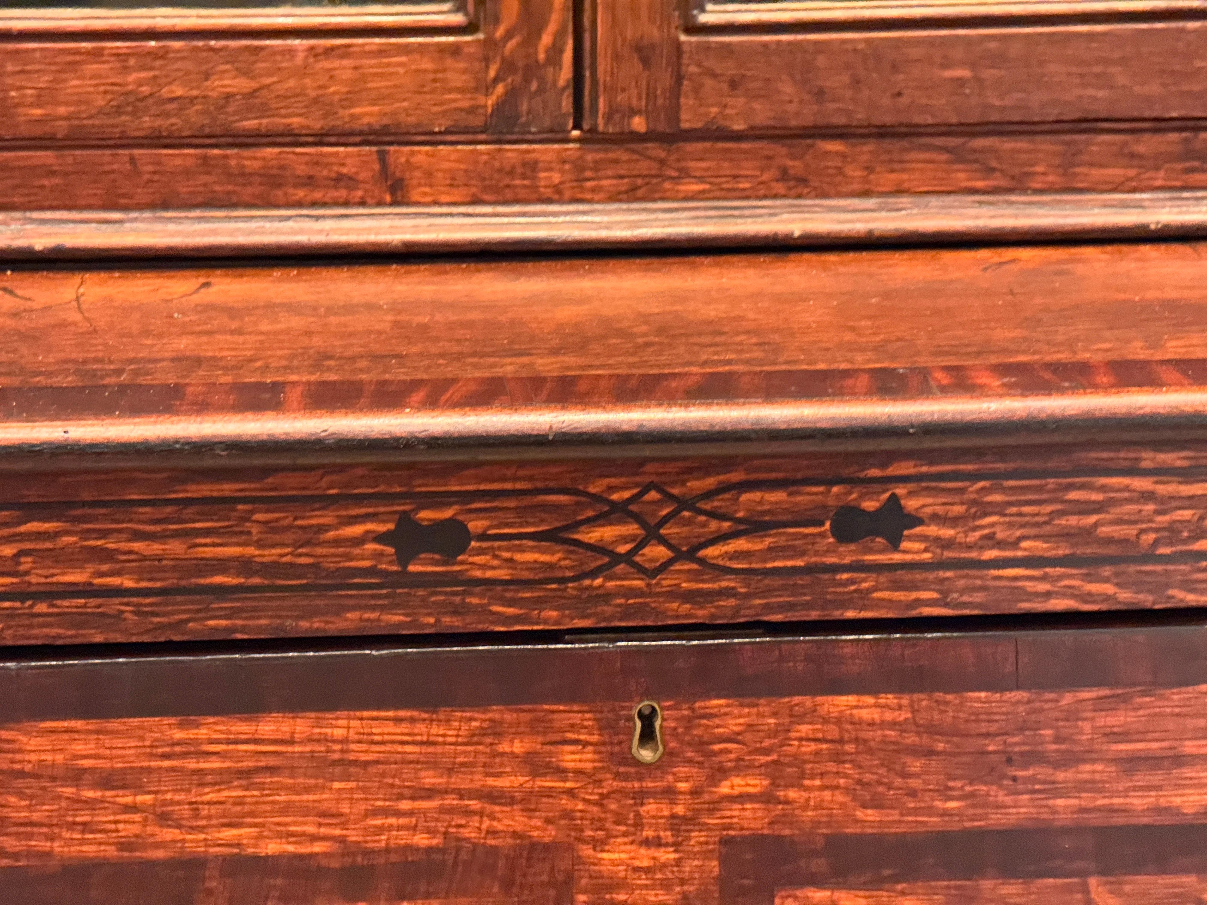 Englischer Eichenholzsekretär des 19. Jahrhunderts im Angebot 3