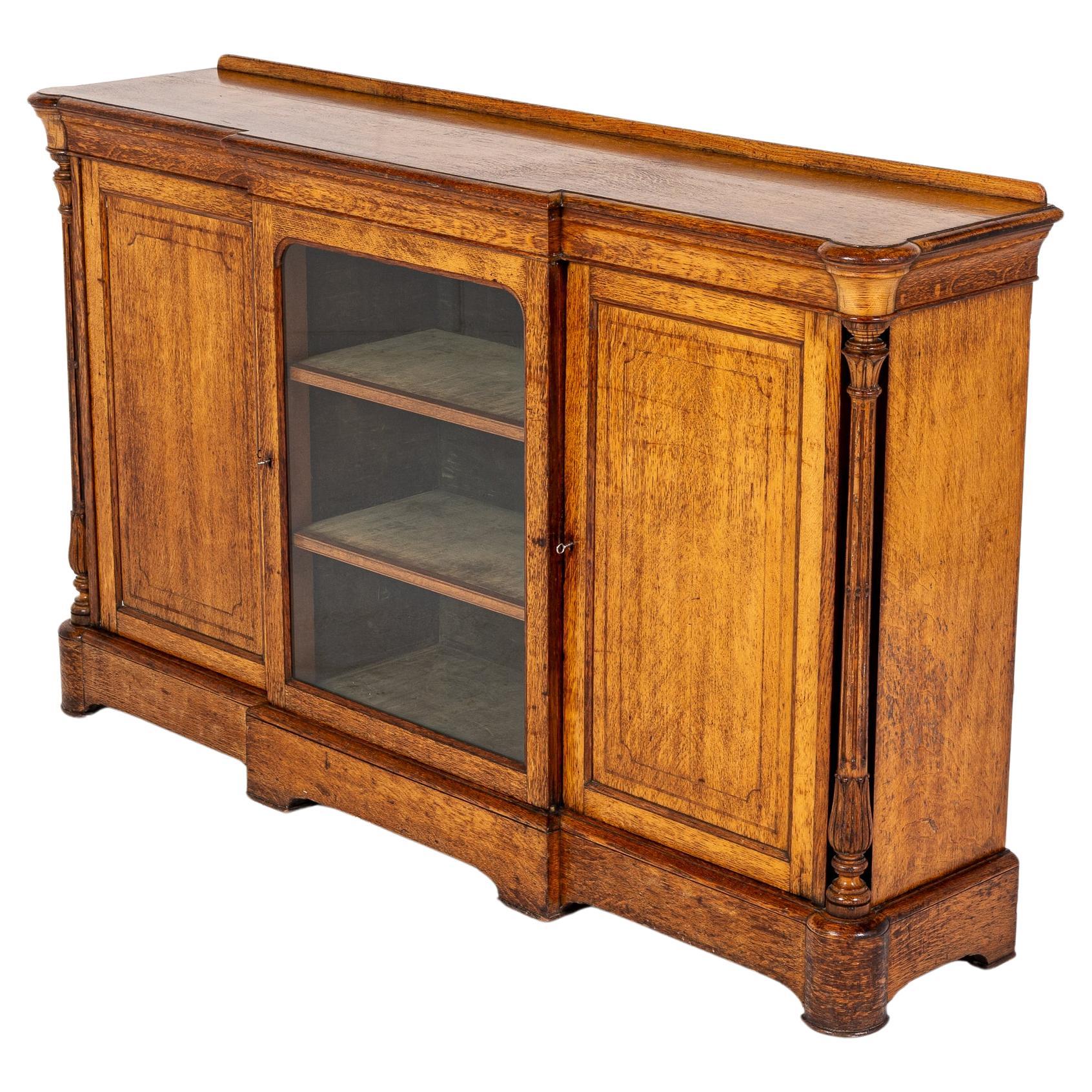 19th Century English Oak Side Cabinet