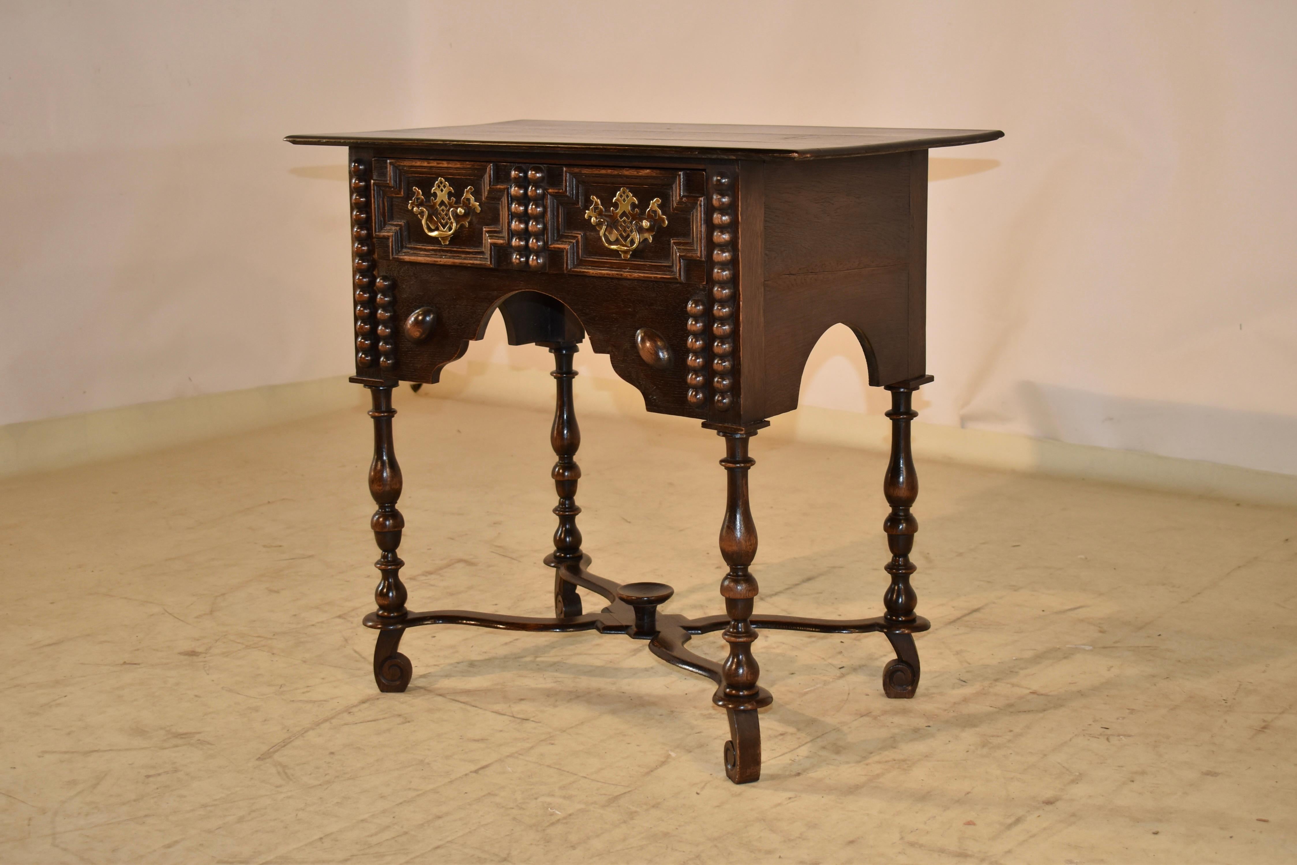 19th Century English Oak Side Table For Sale 6