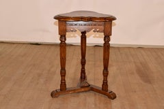 19th Century English Oak Side Table