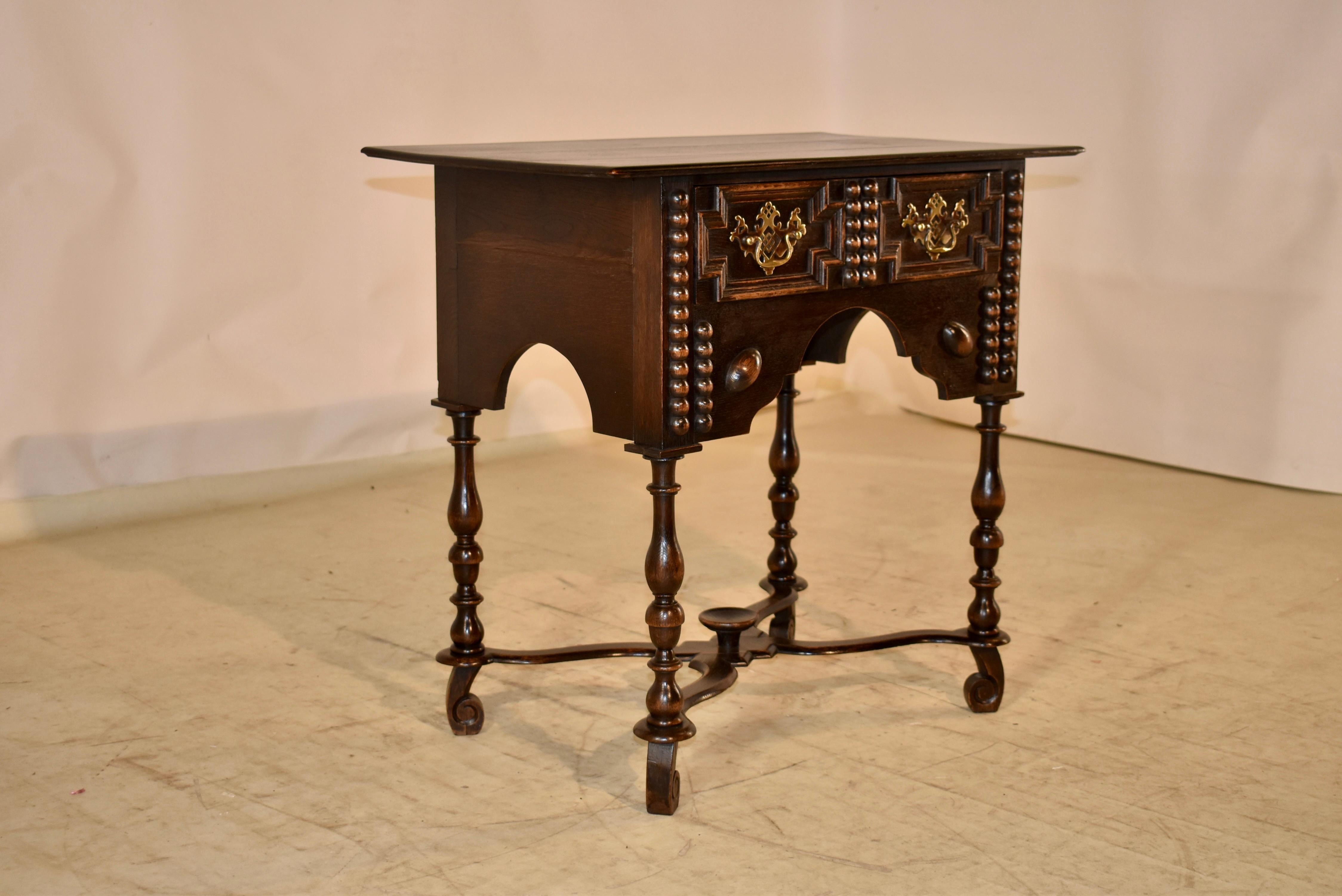 19th Century English Oak Side Table For Sale 5