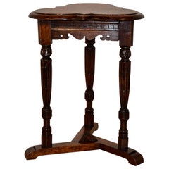 Antique 19th Century English Oak Side Table