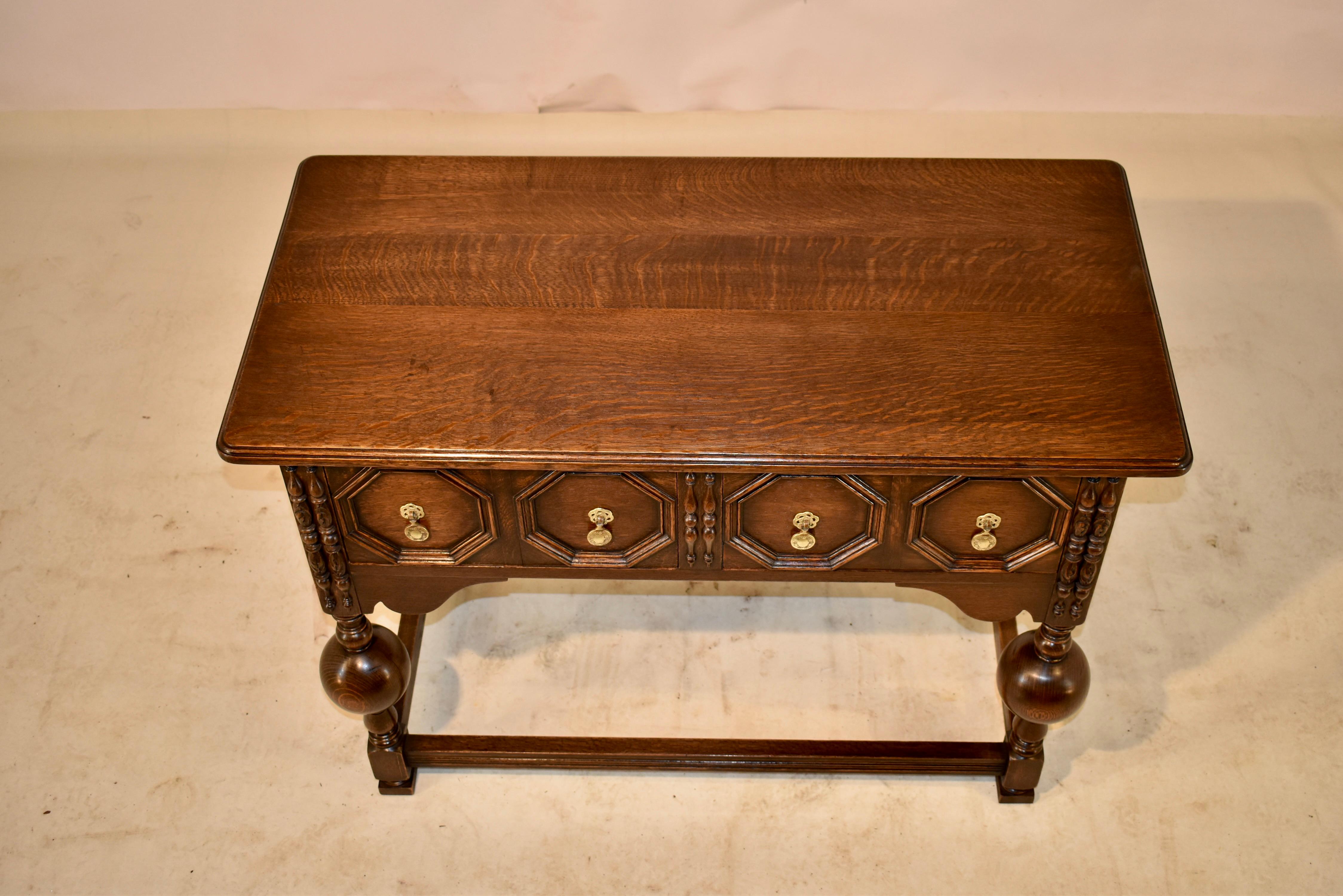 19th Century English Oak Sideboard 4