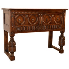 19th Century English Oak Sideboard
