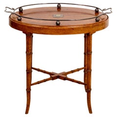 19th Century English Oak Tray Table