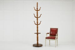 19th Century English Oak Umbrella and Hat Stand