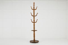 19th Century English Oak Umbrella and Hat Stand