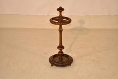 19th Century English Oak Umbrella Stand