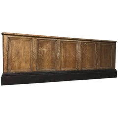 19th Century English Oak Victorian Shop Counter Kitchen Island