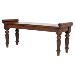 19th Century English Oak Window Seat