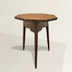 19th Century English Octagonal Cricket Table