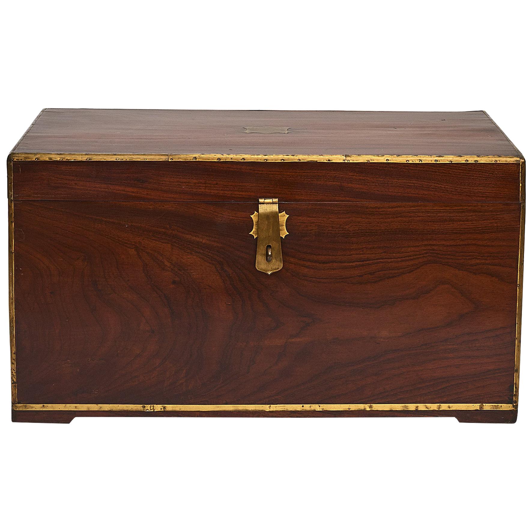 19th Century English Officer Colonial Military Chest