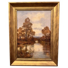 Óleo inglés del siglo XIX