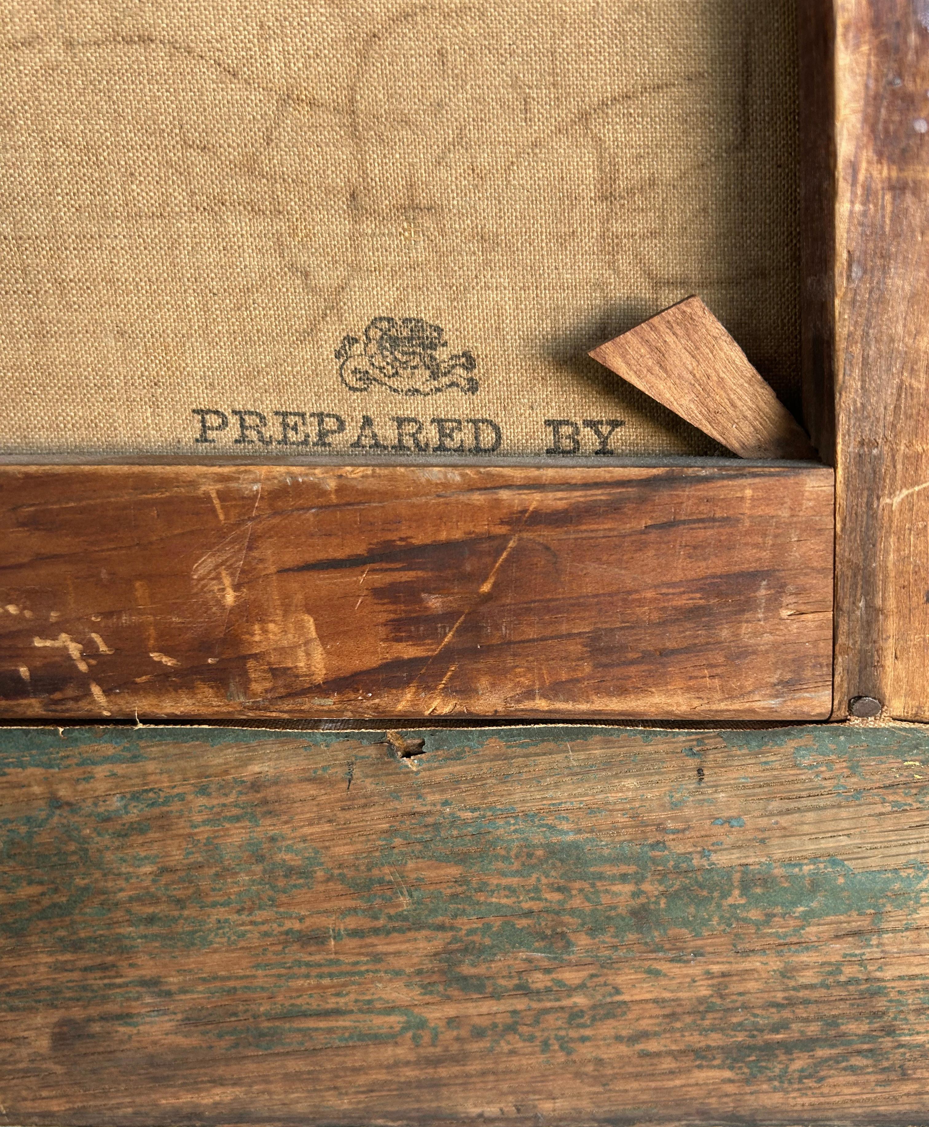 Peinture à l'huile sur toile anglaise du XIXe siècle, femme victorienne, signée de façon illisible en vente 2