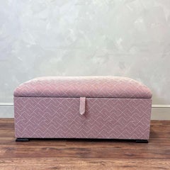 19th Century English Ottoman, in Kit Kemp Fabric