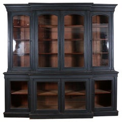 19th Century English Painted Bookcase