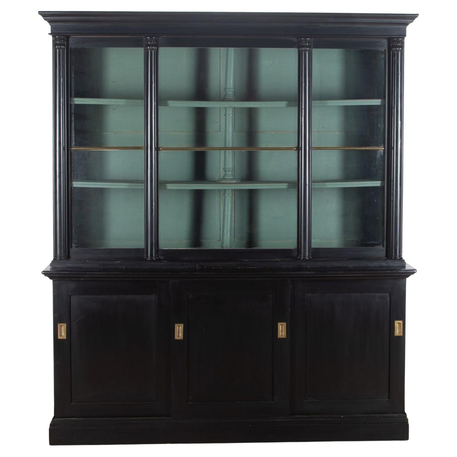 19th Century English Painted Bookcase
