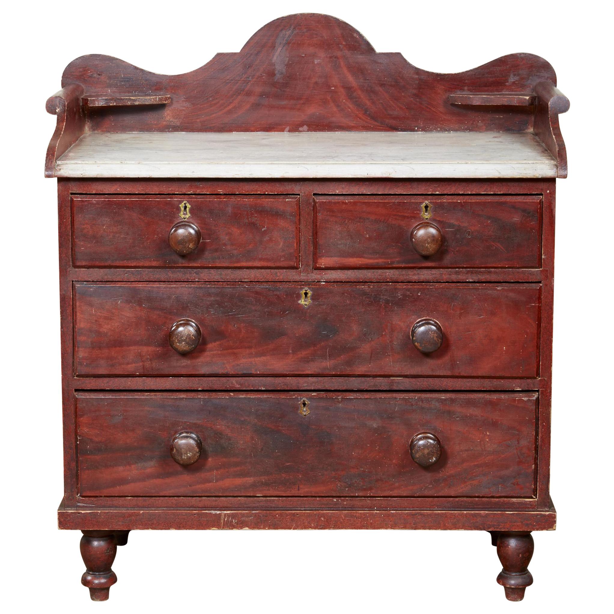 19th Century English Painted Chest