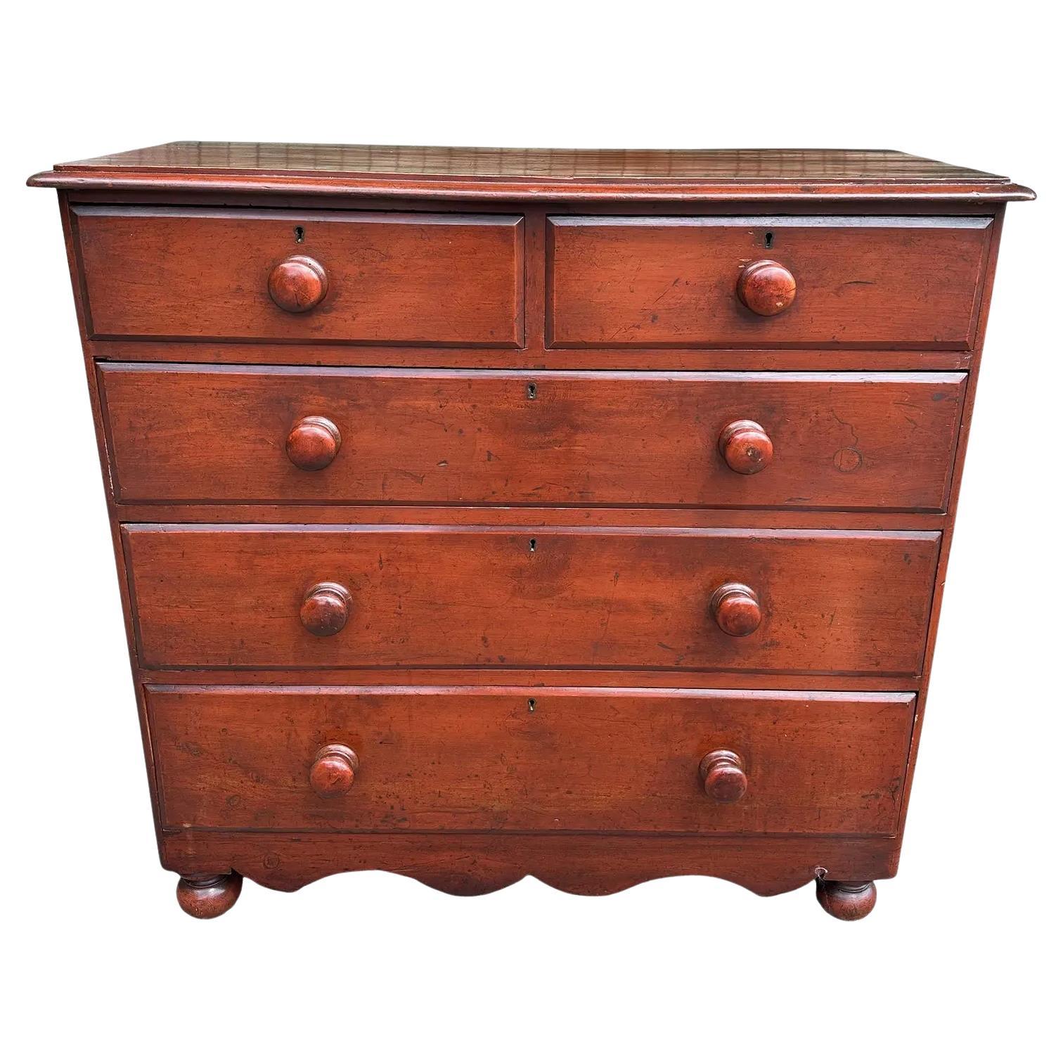 19th Century English Painted Chest