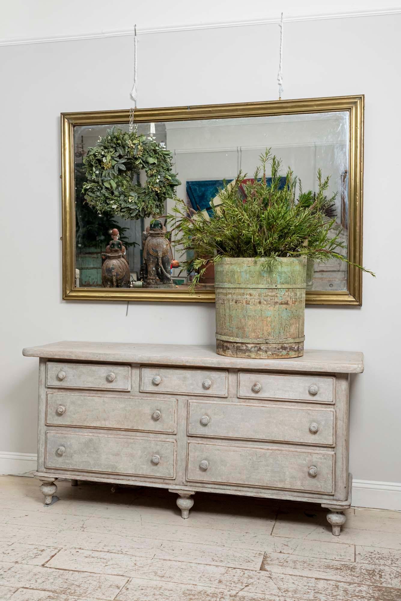 19th Century English Painted Chest of Drawers 13