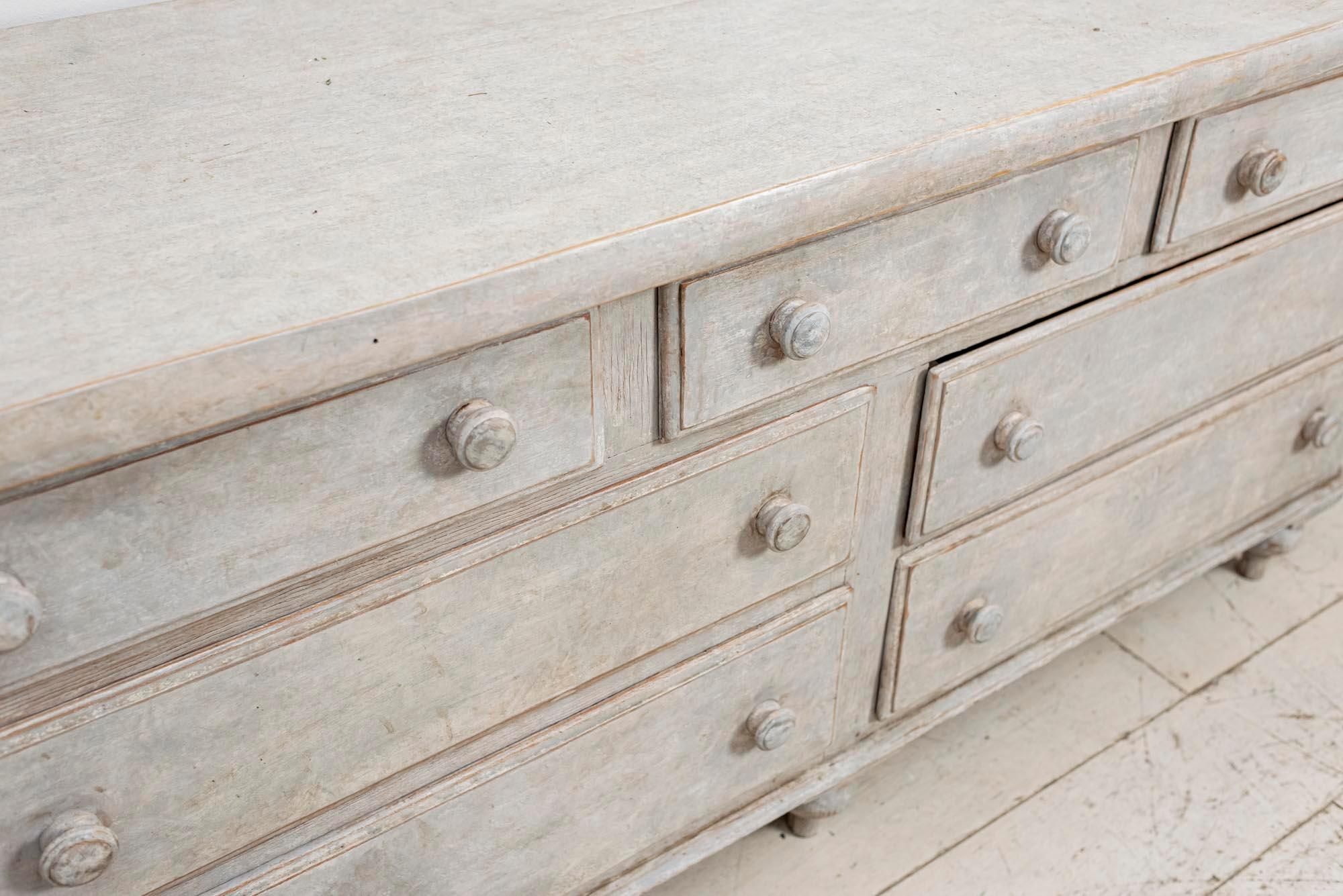 19th Century English Painted Chest of Drawers 3