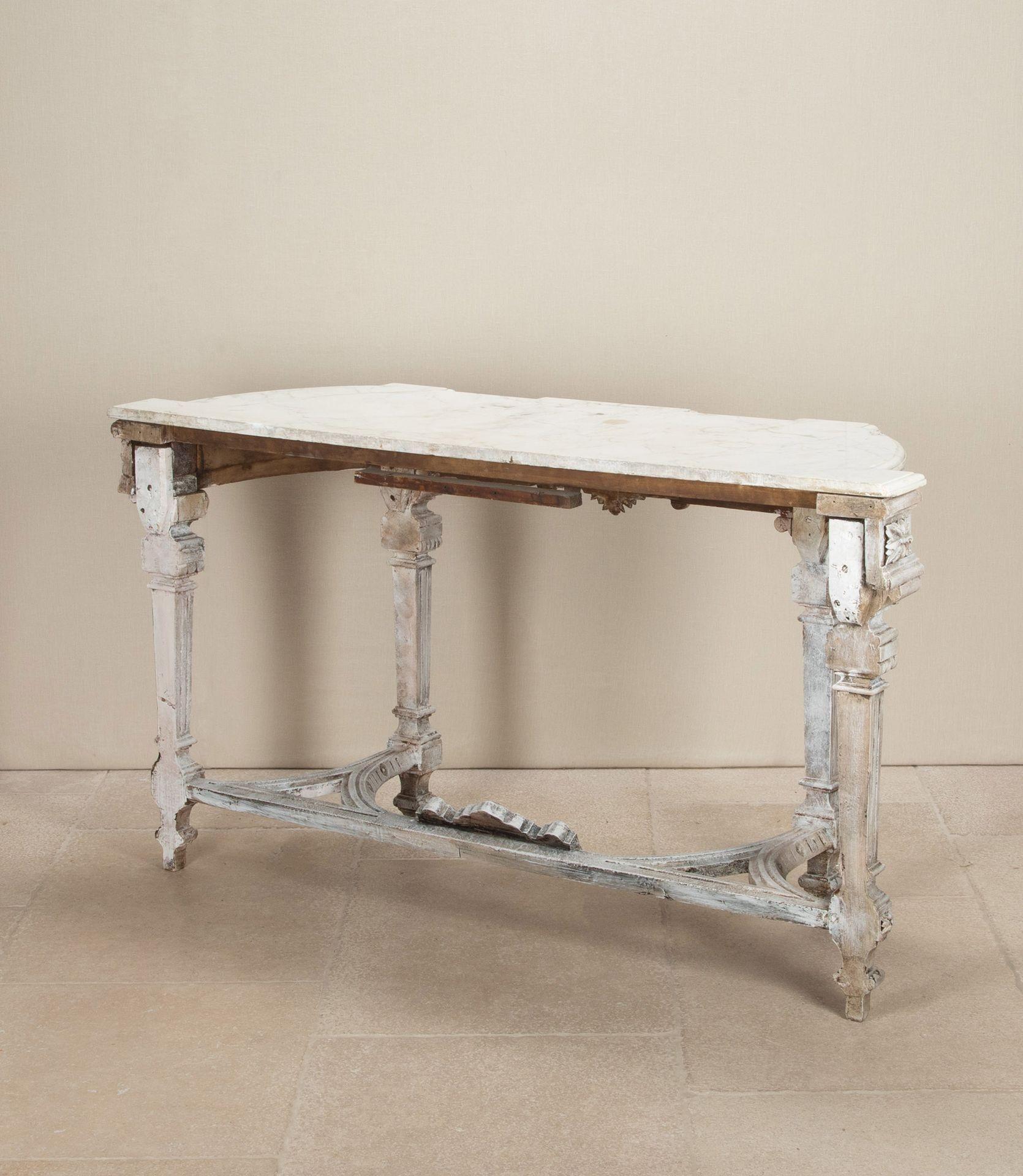 Table console peinte anglaise du 19ème siècle en vente 3