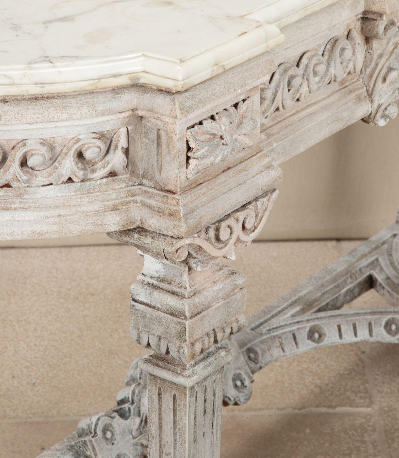 XIXe siècle Table console peinte anglaise du 19ème siècle en vente