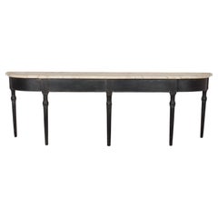 19th Century English Painted Console Table