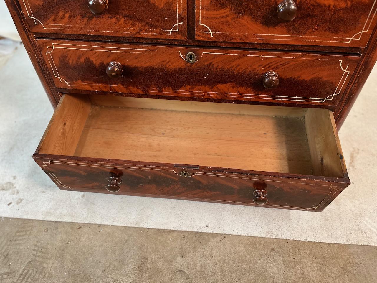 19th Century English Painted Dresser For Sale 5
