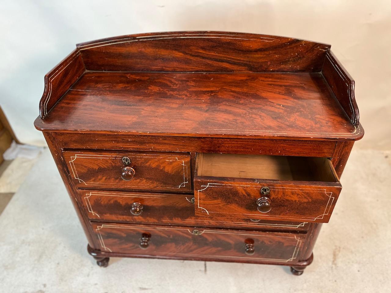 Early Victorian 19th Century English Painted Dresser For Sale
