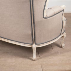 Sillón pintado inglés del siglo XIX