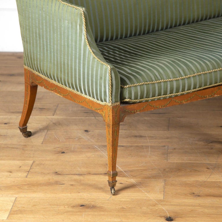19th Century English Painted Sofa For Sale at 1stDibs | sofa