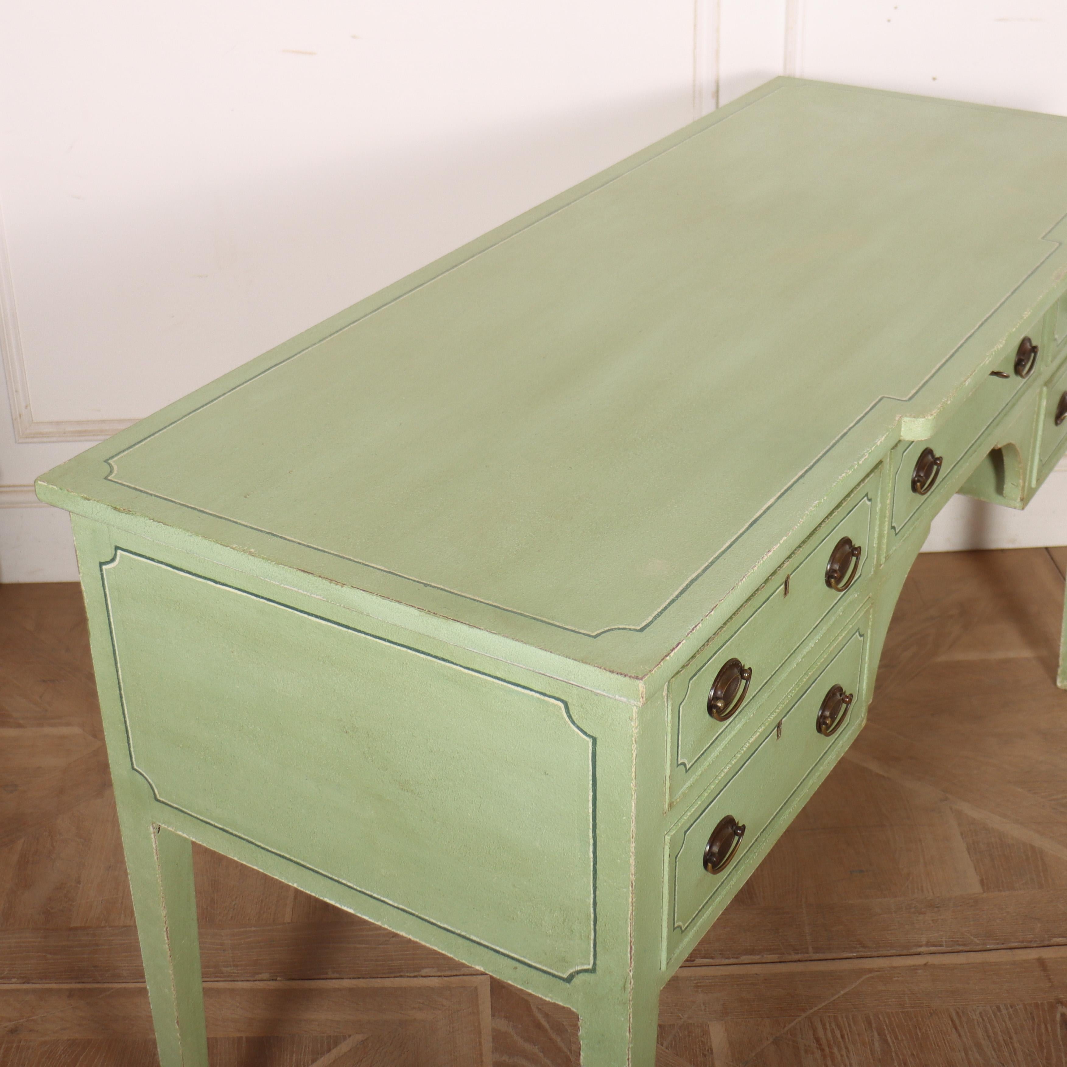 Tavolo da scrittura dipinto inglese del XIX secolo in vendita 3