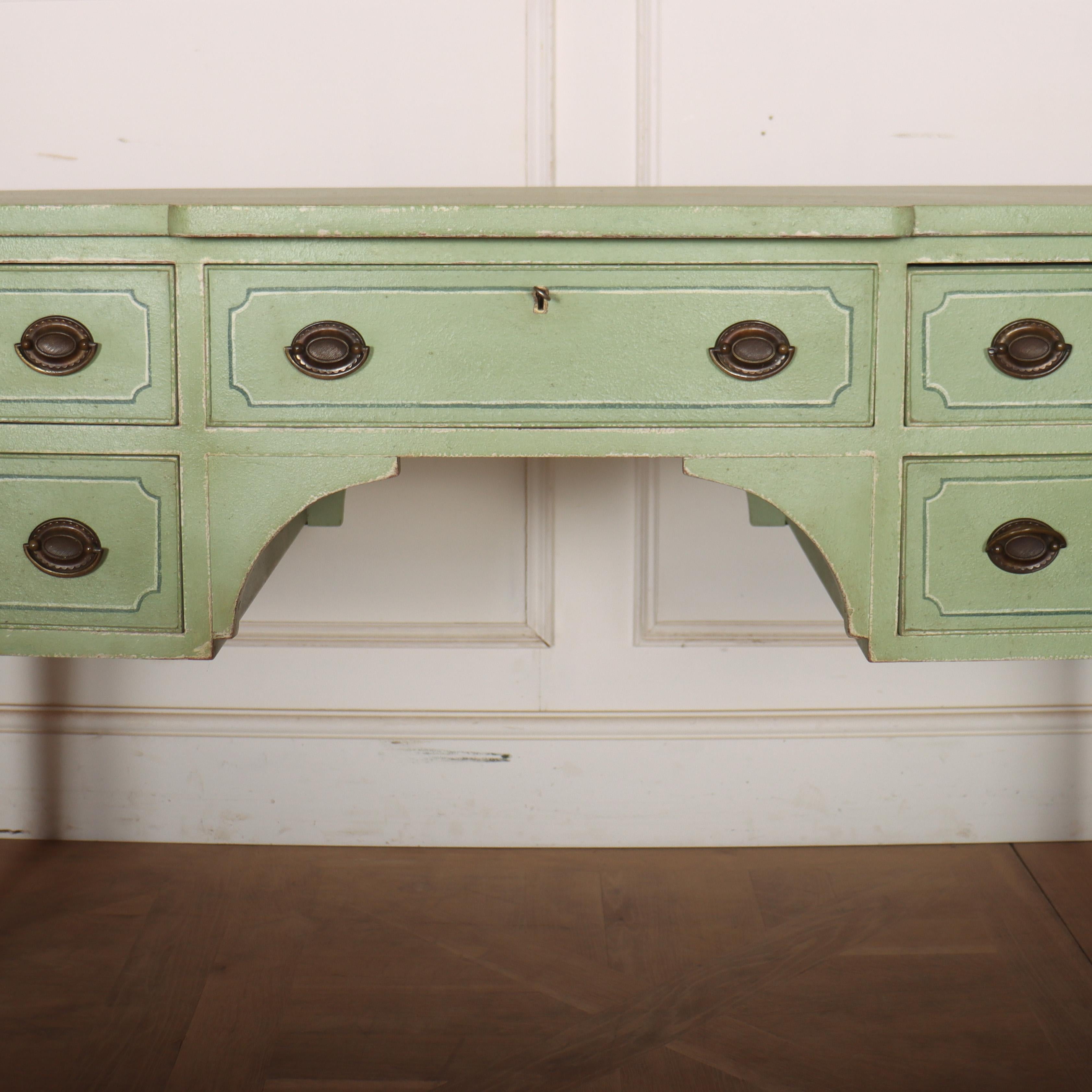 Vittoriano Tavolo da scrittura dipinto inglese del XIX secolo in vendita