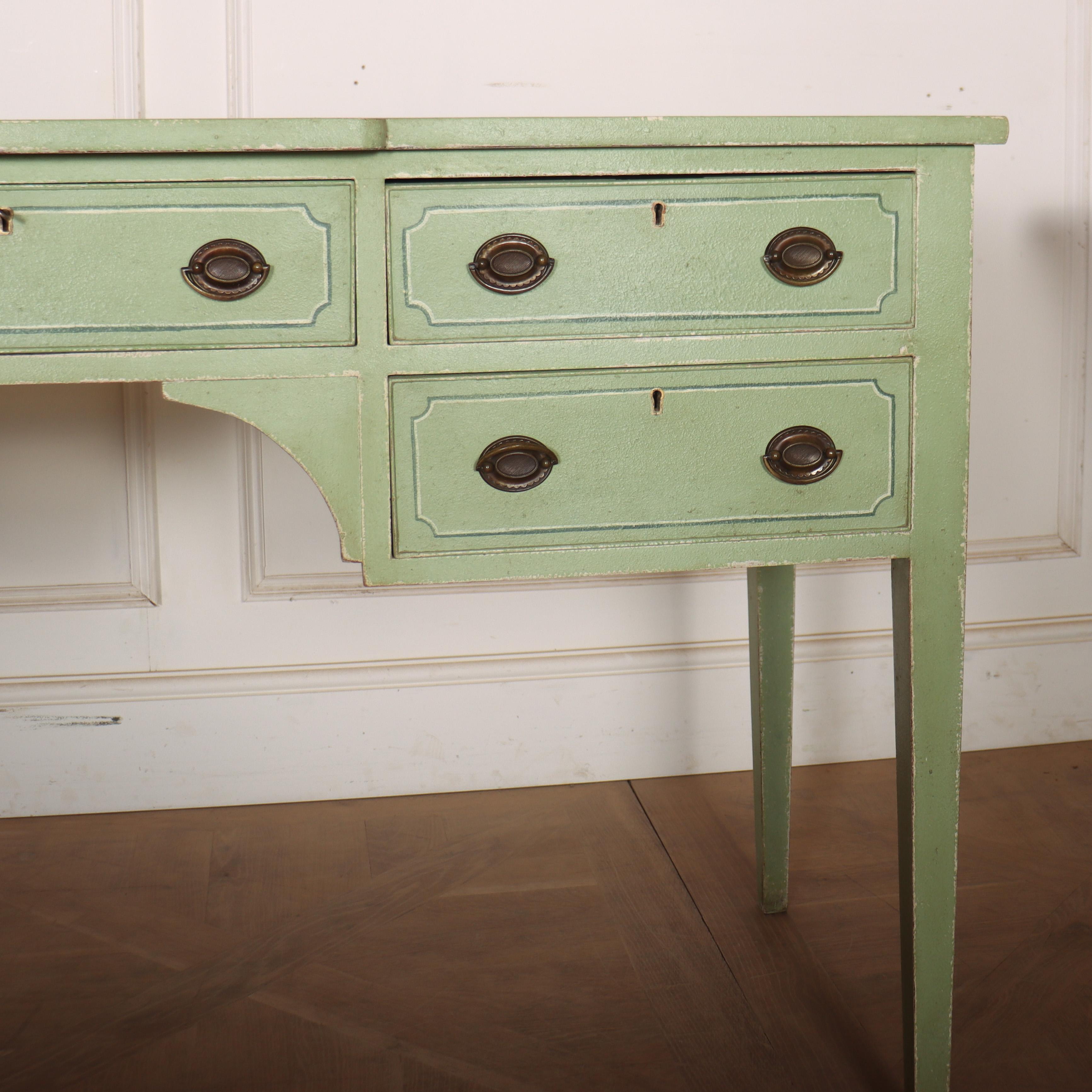 Inglese Tavolo da scrittura dipinto inglese del XIX secolo in vendita