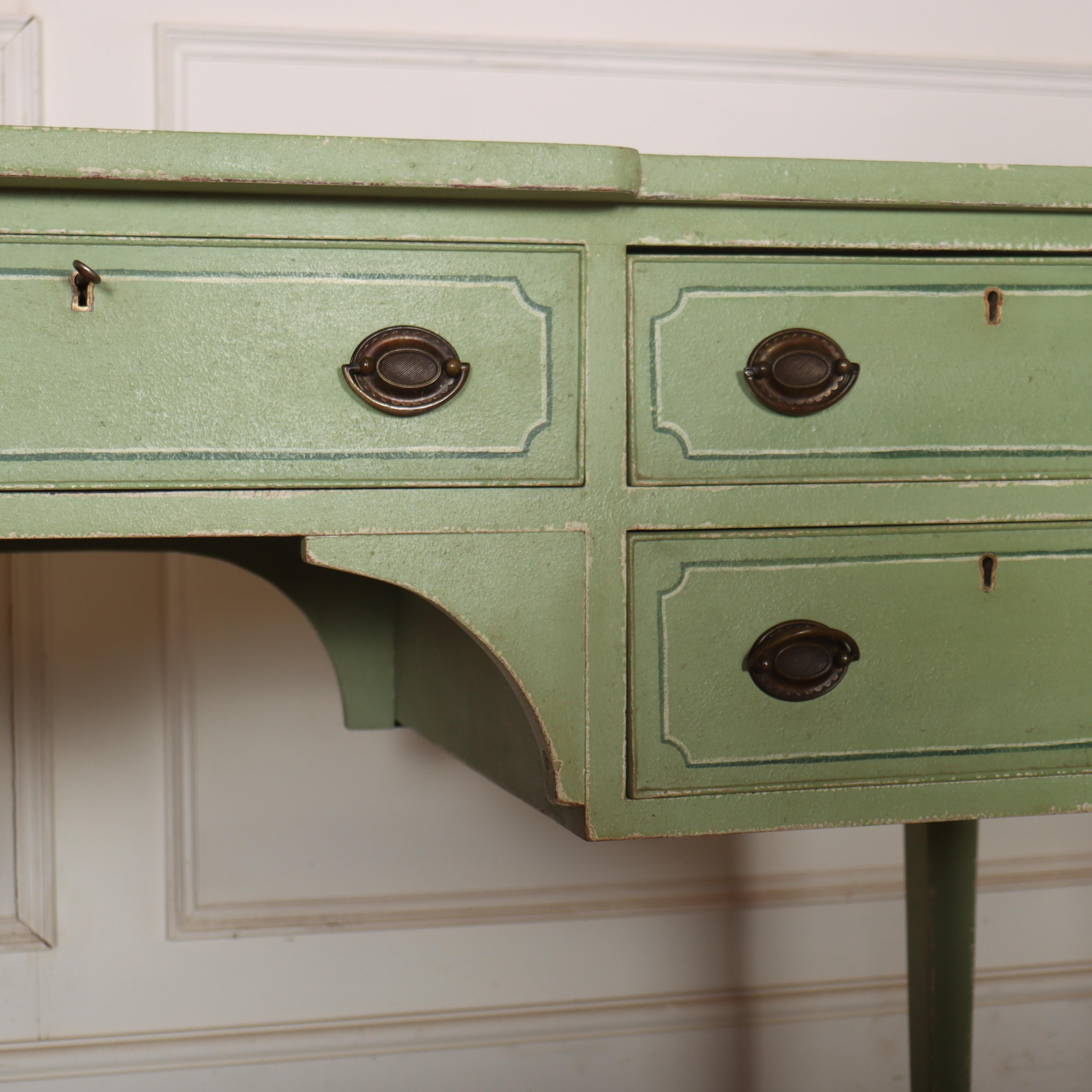 Tavolo da scrittura dipinto inglese del XIX secolo In condizioni buone in vendita a Leamington Spa, Warwickshire