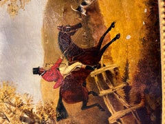 19th Century English Painting "Fox Hunting"