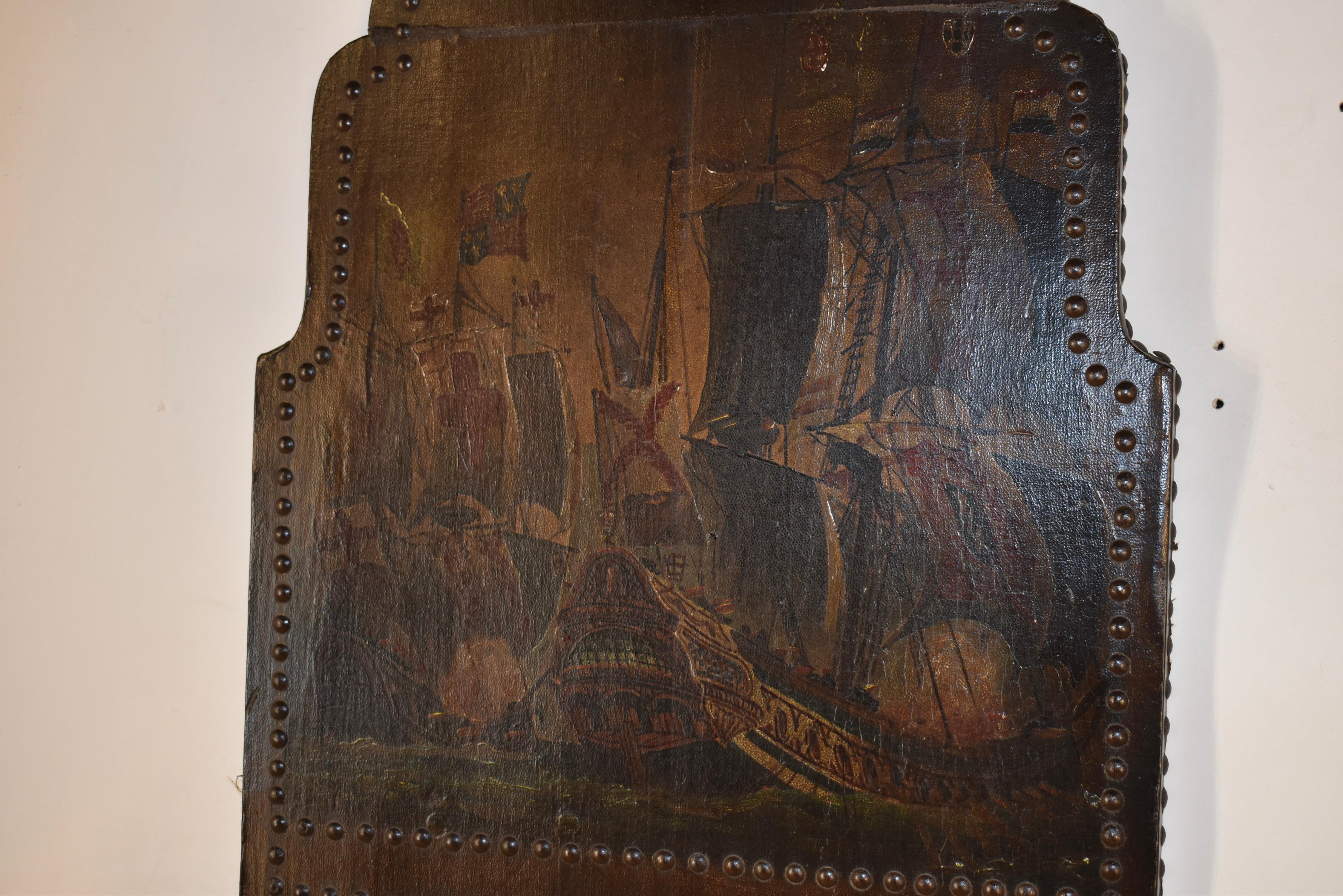 Englisches Gemälde von Schiffen aus dem 19. Jahrhundert im Angebot 1