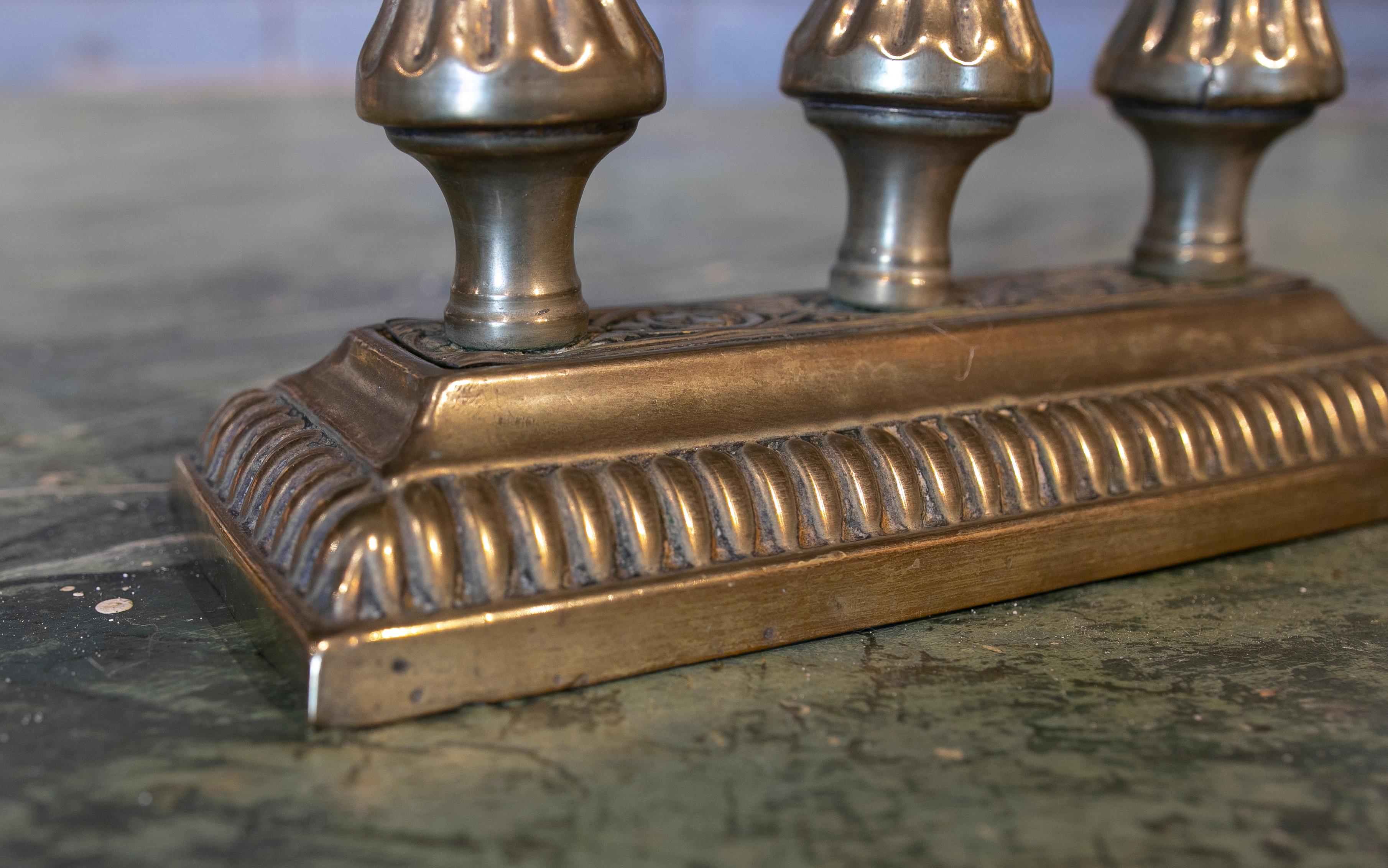 Coppia di spugnole in bronzo del XIX secolo in vendita 5